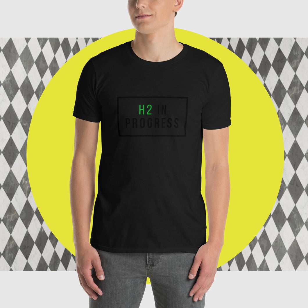 Green H2 in Progress Short-Sleeve Unisex T-Shirt