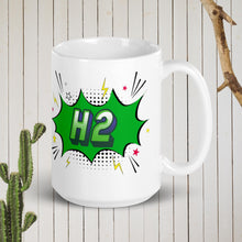 Load image into Gallery viewer, H2 Yeah! White glossy mug
